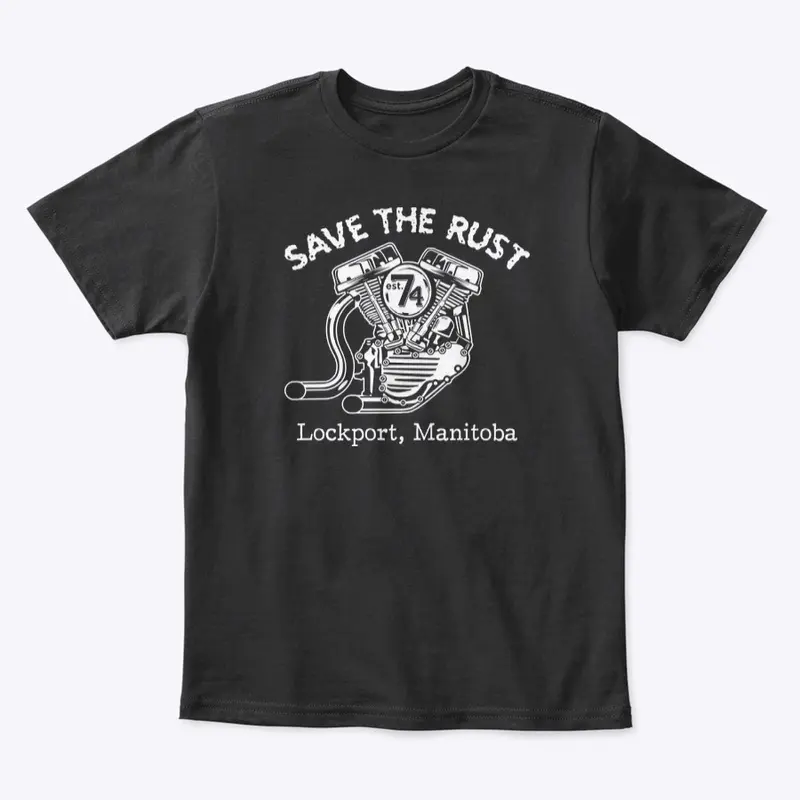 save the rust kids t shirt