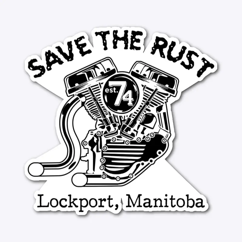 save the rust stickers