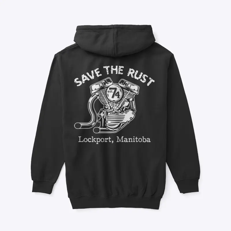 save the rust zip up